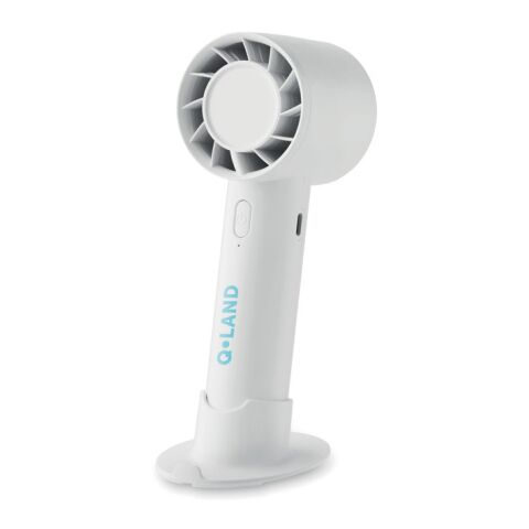 Ventilateur portable 2000 mAh blanc | sans marquage | non disponible | non disponible | non disponible