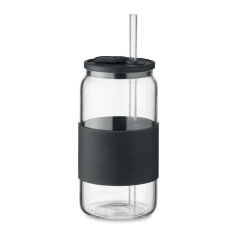 Gobelet en verre 550ml noir | sans marquage | non disponible | non disponible