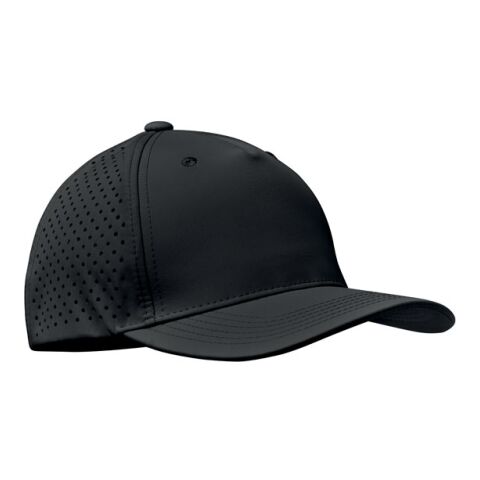 Casquette baseball à 5 pans noir | sans marquage | non disponible | non disponible