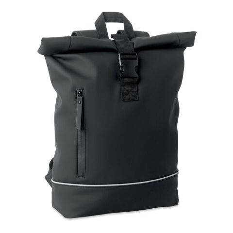 Sac à dos en PU pour ordinateur noir | sans marquage | non disponible | non disponible