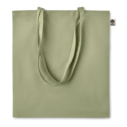 Sac shopping en coton organique vert | sans marquage | non disponible | non disponible | non disponible