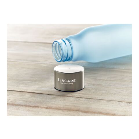 Bouteille en RPET 600ml bleu clair/transparent | sans marquage | non disponible | non disponible