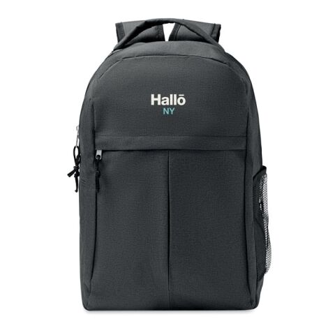 Sac à dos 600D RPET 2 tons noir | sans marquage | non disponible | non disponible | non disponible