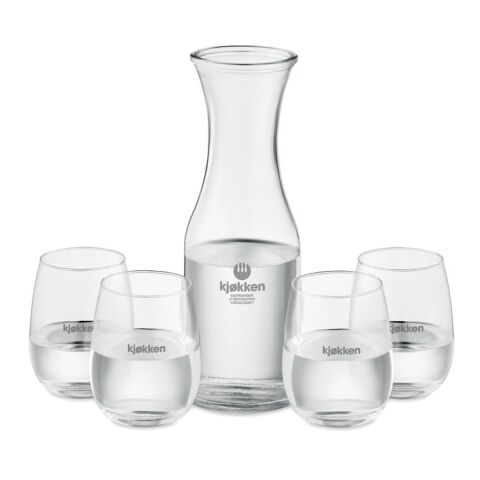 Set de boisson en verre recyclé transparent | sans marquage | non disponible | non disponible