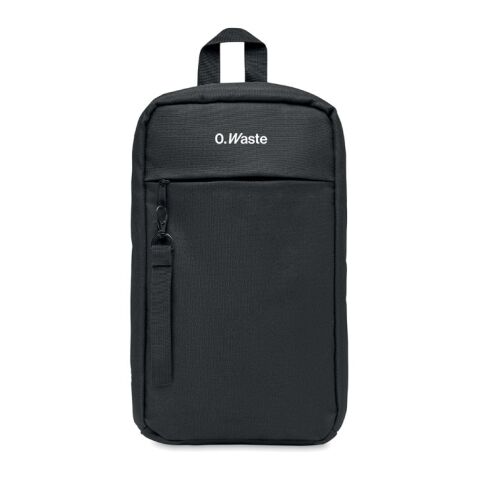 Cross chest bag in 600D Rpet noir | sans marquage | non disponible | non disponible | non disponible