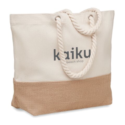 Canvas beach bag 280 gr/m² beige | sans marquage | non disponible | non disponible | non disponible