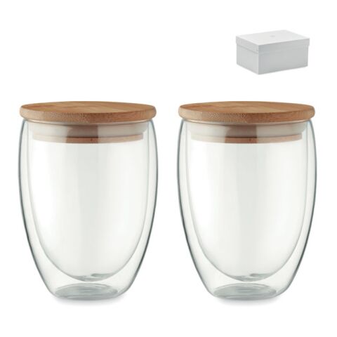 Set of 2 glasses 350 ml in box transparent | sans marquage | non disponible | non disponible | non disponible