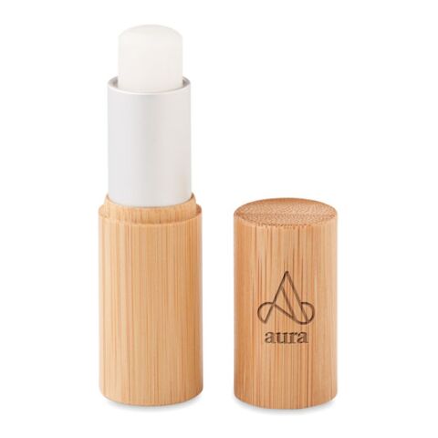 Lip balm in bamboo tube box bois | sans marquage | non disponible | non disponible | non disponible