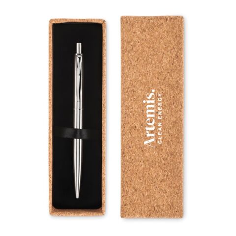 Recycled stainless steel pen argent mate | sans marquage | non disponible | non disponible