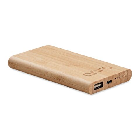 4000 mAh Bamboo power bank bois | sans marquage | non disponible | non disponible