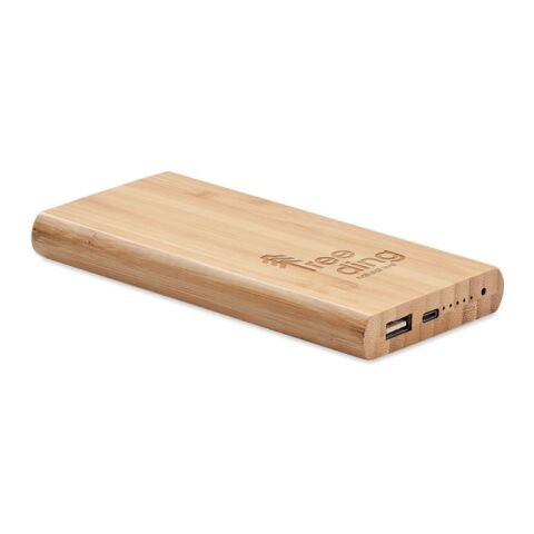 6000 mAh Bamboo power bank bois | sans marquage | non disponible | non disponible