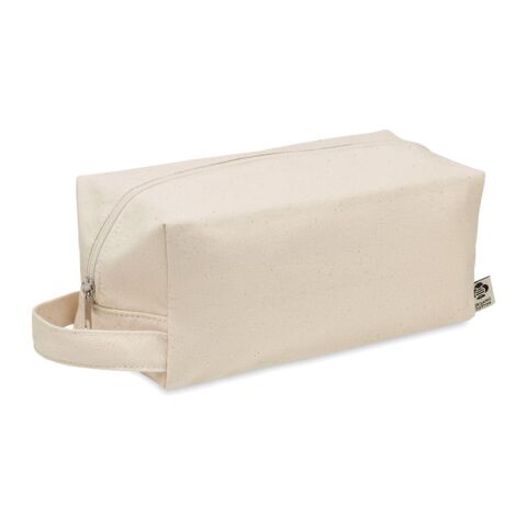 Canvas cosmetic bag 220 gr/m² beige | sans marquage | non disponible | non disponible | non disponible