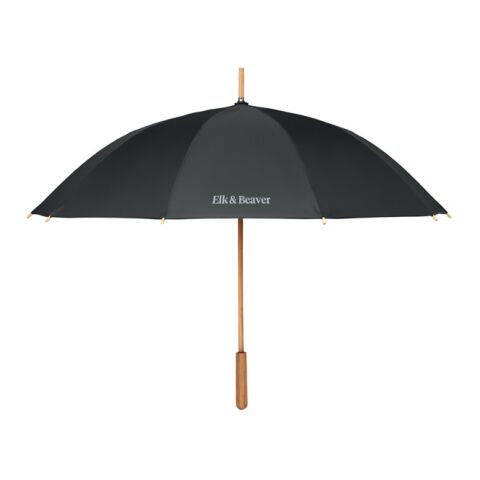 Parapluie 23,5&quot; RPET/bambou noir | sans marquage | non disponible | non disponible | non disponible