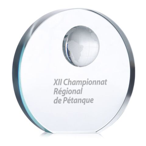 Trophée globe en verre transparent | sans marquage | non disponible | non disponible