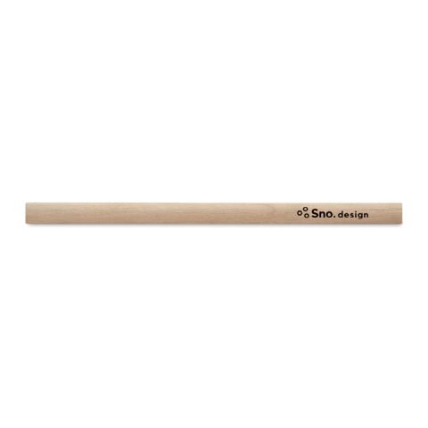 Crayon de charpentier bois-règle 14 cm bois | sans marquage | non disponible | non disponible