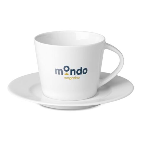 Tasse et soucoupe Cappuccino blanc | sans marquage | non disponible | non disponible