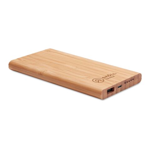 Powerbank/chargeur en bambou bois | sans marquage | non disponible | non disponible