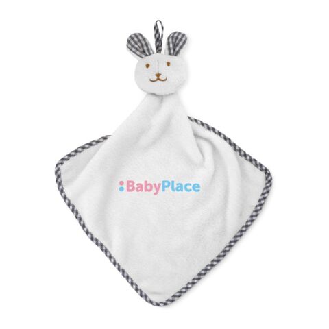 Serviette lapin en peluche blanc | sans marquage | non disponible | non disponible | non disponible