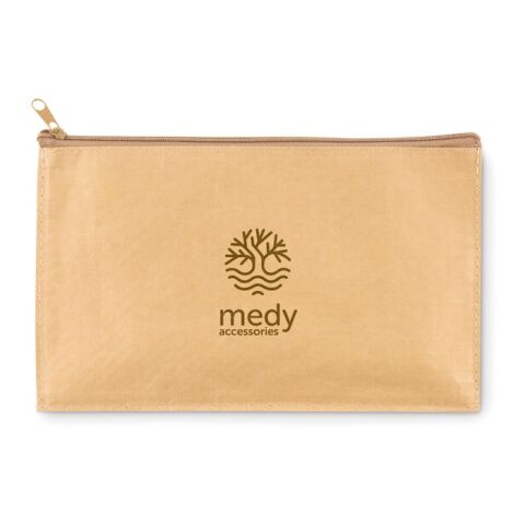 Trousse en papier tissé beige | sans marquage | non disponible | non disponible | non disponible