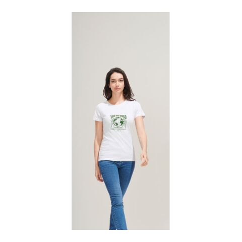 REGENT WOMEN T-SHIRT 150g vert pomme | XL | Sérigraphie 1 couleur | Recto | 280 mm x 400 mm | non disponible