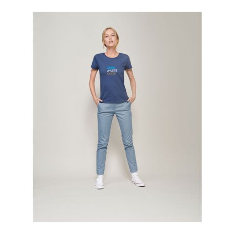CRUSADER WOMEN T-Shirt 150g bleu roi | XL | 1-color Sérigraphie | A l&#039;arrière | 280 mm x 400 mm | non disponible