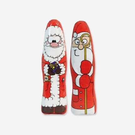 Père Noël publicitaire en chocolat de Gubor - Goodies Noël - Cadoétik
